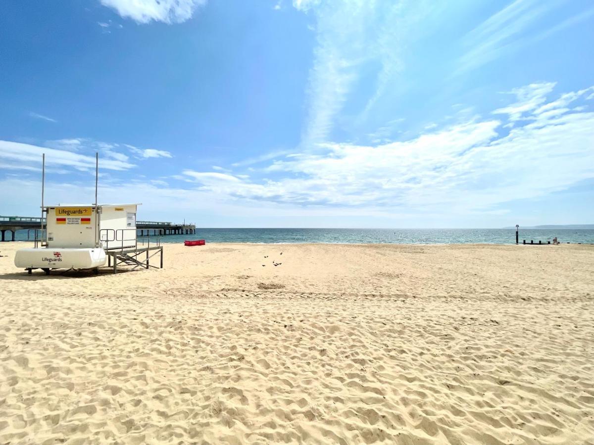 Sea View Family Stay By Beach Gym & Parking Bournemouth Exterior foto