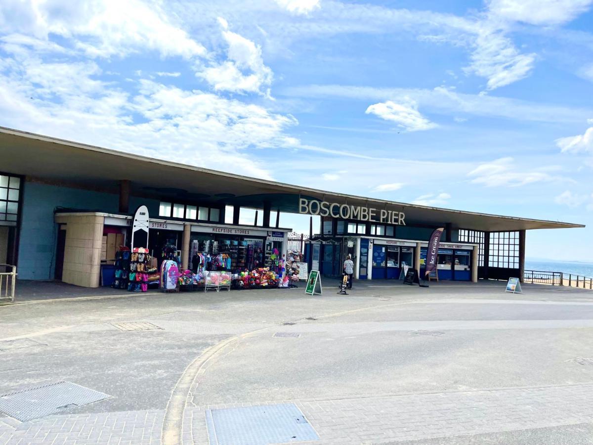 Sea View Family Stay By Beach Gym & Parking Bournemouth Exterior foto